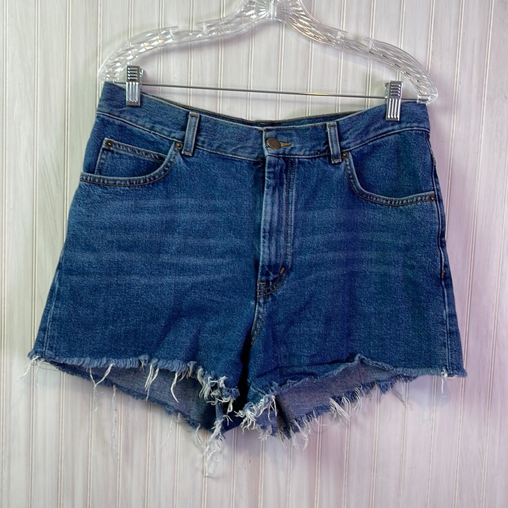 & OTHER STORIES CUT OFF DENIM SHORTS 31